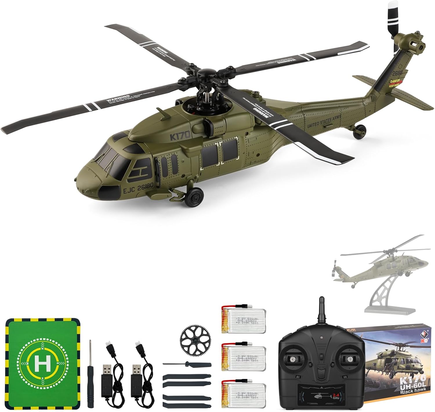 WLtoys K170 Helikopter RC 4-CH - Rc Helicopter Case ulasan dan harga